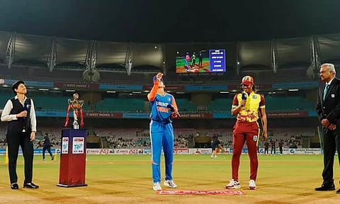 மகளிர் டி20 கிரிக்கெட்; இந்தியாவுக்கு எதிராக வெஸ்ட் இண்டீஸ் பந்துவீச்சு தேர்வு