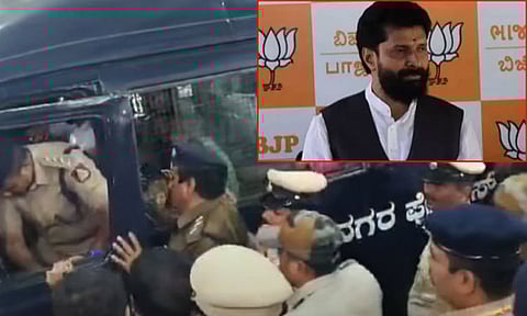 பெண் மந்திரி குறித்து அவதூறு கருத்து: கர்நாடக பா.ஜ.க. தலைவர் சி.டி.ரவி கைது