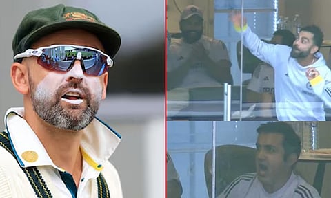 பாலோ ஆனை தவிர்த்ததை கொண்டாடிய இந்திய அணி.. மறைமுகமாக கலாய்த்த லயன்