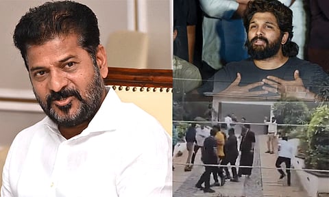 அல்லு அர்ஜுன் வீடு மீது தாக்குதல்: தெலுங்கானா முதல்-மந்திரி கடும் கண்டனம்