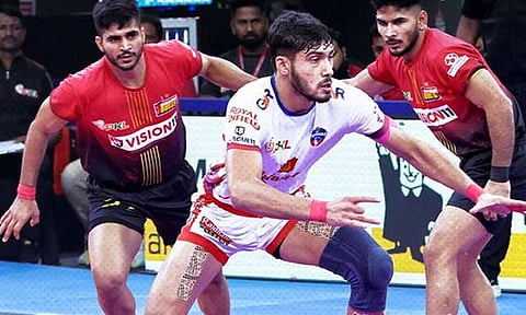 புரோ கபடி லீக்: பெங்களூரு அணியை வீழ்த்தி உ.பி.யோத்தாஸ் வெற்றி