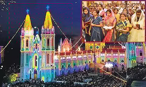 களைகட்டும் கிறிஸ்துமஸ் கொண்டாட்டம்... தேவாலயங்களில் சிறப்பு பிரார்த்தனை