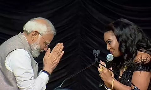 கிறிஸ்துமஸ் வாழ்த்து தெரிவித்த பிரதமர் மோடிக்கு அமெரிக்க பாடகி நன்றி