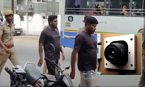 ராமேஸ்வரத்தில் பெண்கள் உடைமாற்றும் அறையில் ரகசிய கேமரா - 2 பேர் கைது