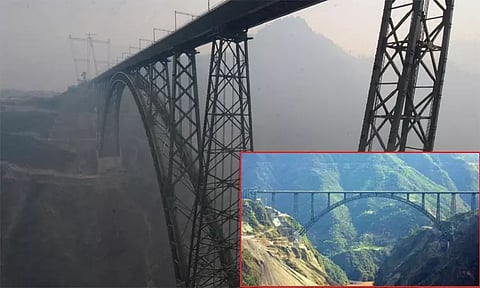 மெய்சிலிர்க்க வைக்கும் பயண அனுபவம்.. போக்குவரத்துக்கு தயார் நிலையில் செனாப் மேம்பாலம்