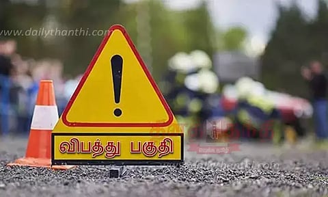 செங்கல்பட்டு: தேசிய நெடுஞ்சாலையில் ஆம்புலன்ஸ் கவிழ்ந்து விபத்து - 6 பேர் காயம்