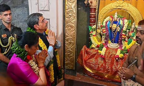 திருத்தணி முருகன் கோவிலில் கவர்னர் ஆர்.என்.ரவி சாமி தரிசனம்