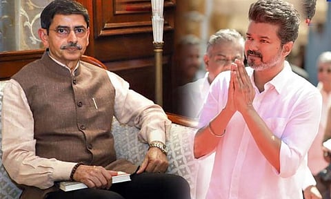 Vijay meets Governor R.N. Ravi