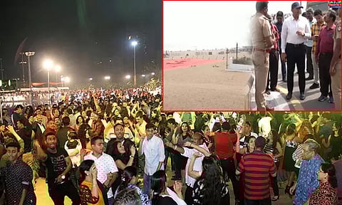 புத்தாண்டு கொண்டாட்டம் - சென்னை கடற்கரைகளில் பலத்த பாதுகாப்பு