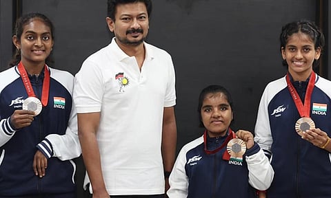 நாட்டின் உயரிய விருதுகள் பெறும் தமிழக வீரர், வீராங்கனைகளுக்கு உதயநிதி ஸ்டாலின் வாழ்த்து