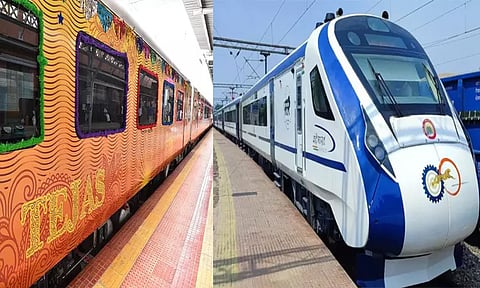 வந்தேபாரத், தேஜஸ் ரெயில் சேவைகளில் மாற்றம்