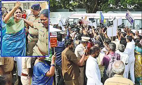 சவுமியா அன்புமணி மீது 2 பிரிவுகளில் வழக்கு