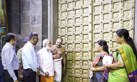 திருவல்லிக்கேணி பார்த்தசாரதி கோவிலில் அமைச்சர் சேகர்பாபு ஆய்வு