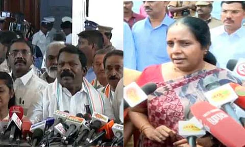 சட்டசபையில் இருந்து பா.ஜ.க., காங்கிரஸ் வெளிநடப்பு