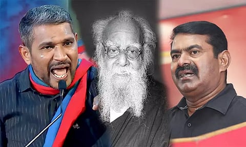 பெரியார் குறித்து சர்ச்சை பேச்சு: சீமானுக்கு வன்னி அரசு கண்டனம்