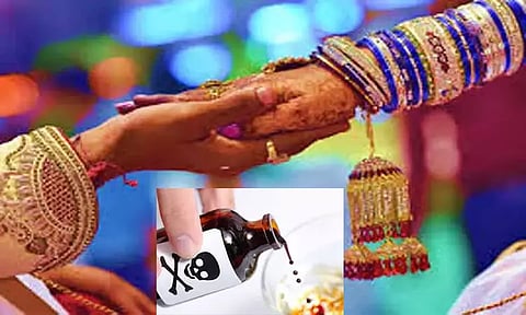 திருமண வரவேற்பு உணவில் விஷம் கலந்துவிட்டு தப்பியோடிய மணமகளின் தாய்மாமா...அதிர்ச்சி சம்பவம்