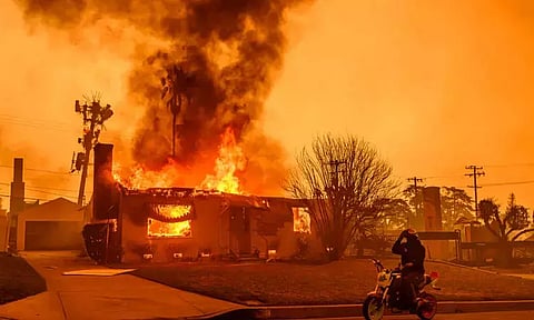 லாஸ் ஏஞ்சல்ஸ் காட்டுத்தீ: பலி எண்ணிக்கை 10 ஆக உயர்வு