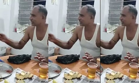 காவல் நிலையத்தில் பணியின்போது மது குடித்த இன்ஸ்பெக்டர் சஸ்பெண்ட்