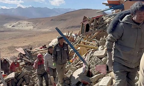 திபெத்தில் பயங்கர நிலநடுக்கம் ரிக்டர் அளவில் 5.2 ஆக பதிவு