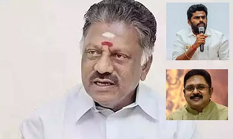 முன்னாள் முதல்-அமைச்சர் ஓ.பன்னீர்செல்வம் பிறந்தநாள்: அண்ணாமலை, டி.டி.வி. தினகரன் வாழ்த்து