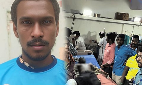 காளையை அடக்கி 1 லட்ச ரூபாய் பரிசு பெற்ற வீரர் காயங்களுடன் சிகிச்சைக்காக அனுமதி