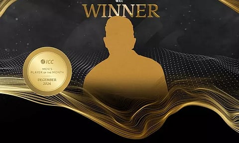 ஐ.சி.சி. டிசம்பர் மாத சிறந்த வீரர் விருதை வென்ற இந்தியர் யார் தெரியுமா..?