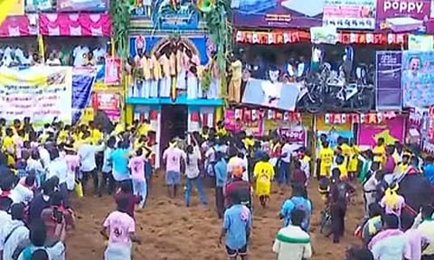 பாலமேடு ஜல்லிக்கட்டு - 7 வீரர்கள் தகுதி நீக்கம்