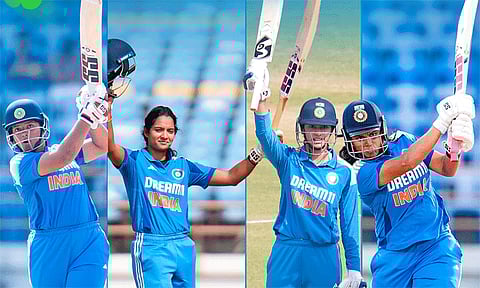 ஸ்மிருதி மந்தனா புதிய சாதனை: ஆண்கள் அணியின் சாதனையை முறியடித்த இந்திய மகளிர் அணி