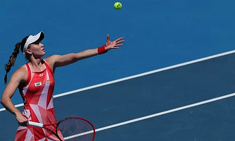 ஆஸ்திரேலிய ஓபன் டென்னிஸ்: முன்னணி வீராங்கனை ரைபகினா 4-வது சுற்றுக்கு தகுதி