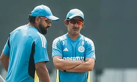 தலைமை பயிற்சியாளர் கவுதம் கம்பீருடன் பிரச்சினையா..? ரோகித் சர்மா பதில்