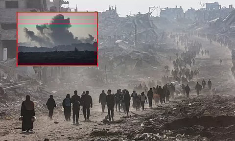 போர் நிறுத்த ஒப்பந்தத்தை தாமதப்படுத்திய ஹமாஸ்; காசாவில் இஸ்ரேல் நடத்திய தாக்குதலில் 19 பேர் பலி