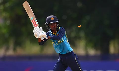 ஜூனியர் மகளிர் டி20 உலகக்கோப்பை: மலேசியாவை 23 ரன்னில் சுருட்டி அபார வெற்றி பெற்ற இலங்கை