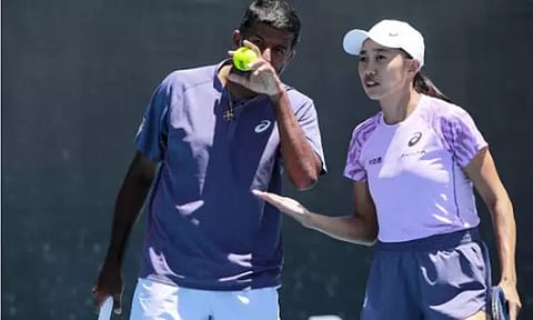 ஆஸ்திரேலிய ஓபன் டென்னிஸ்: கலப்பு இரட்டையர் பிரிவில் போபண்ணா ஜோடி காலிறுதிக்கு முன்னேற்றம்