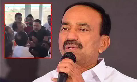 ரியல் எஸ்டேட் தரகரை கன்னத்தில் அறைந்த பா.ஜ.க. எம்.பி. - வைரலான வீடியோ