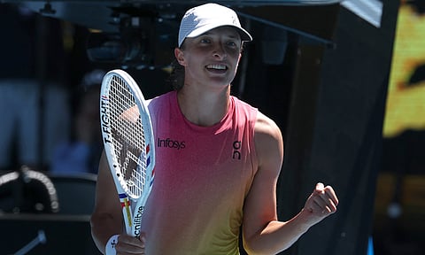 ஆஸ்திரேலிய ஓபன் டென்னிஸ்; இகா ஸ்வியாடெக் அரையிறுதிக்கு முன்னேற்றம்