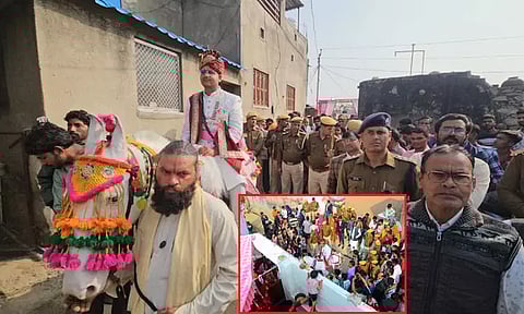 200 போலீசார் பாதுகாப்புடன் குதிரையில் வந்த மணமகன் - காரணம் என்ன?