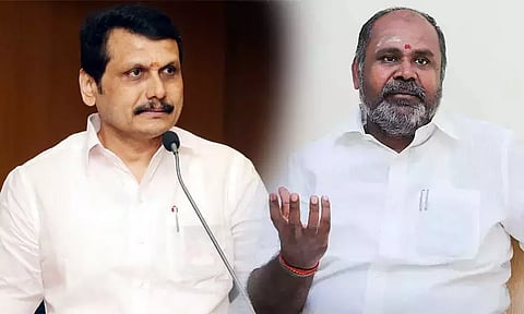 அரசியல் வியாபாரி யார்? - செந்தில் பாலாஜியை சாடிய ஆர்.பி.உதயகுமார்