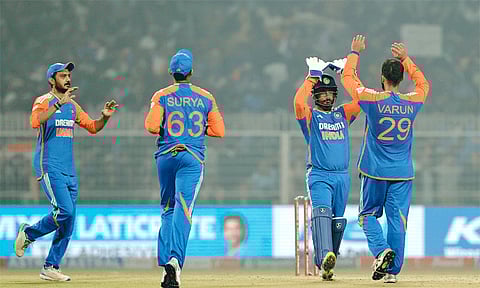 பந்துவீச்சாளர்களை பாராட்டிய இந்திய அணியின் கேப்டன் சூர்யகுமார் யாதவ்