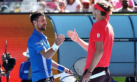 ஆஸ்திரேலிய ஓபன் டென்னிஸ்; காயம் காரணமாக விலகிய ஜோகோவிச்... இறுதிப்போட்டிக்கு முன்னேறிய ஸ்வெரேவ்