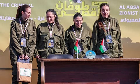 இஸ்ரேலிய பணய கைதிகளில் மேலும் 4 பேரை விடுதலை செய்த ஹமாஸ் ஆயுதக்குழு