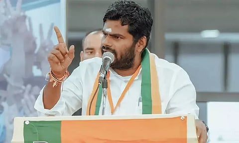 திமுக ஸ்டிக்கர் ஒட்டுவதற்காக அரிட்டாபட்டி செல்கிறார் முதல்-அமைச்சர்; அண்ணாமலை தாக்கு