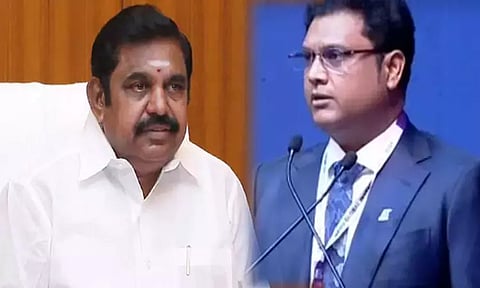 தமிழ்நாட்டின் வளர்ச்சியை அறியாமல் எடப்பாடி பழனிசாமி அறிக்கை விடுகிறார் - டி.ஆர்.பி.ராஜா