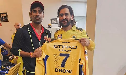 கடந்த ஐ.பி.எல். தொடரில் சிறப்பாக விளையாட தோனிதான் காரணம் - ஷசாங்க் சிங்