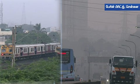 சென்னையில் கடும் பனிமூட்டம் - ரெயில்கள் தாமதம்