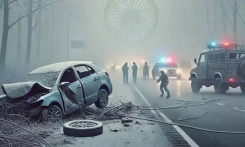 சவுதி அரேபியாவில் நடந்த சாலை விபத்து; 9 இந்தியர்கள் பலி