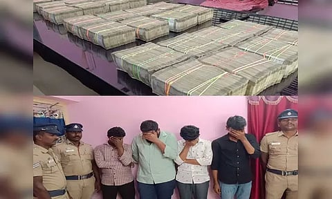 விழுப்புரம் பஸ் நிலையத்தில் ரூ.1.60 கோடி ஹவாலா பணம் பறிமுதல்