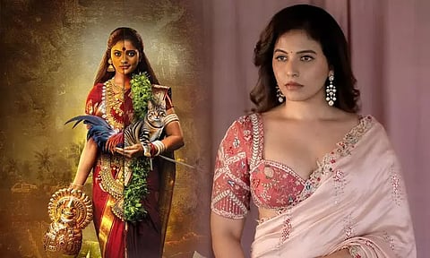 Anjali releases the first song from the film "Yama kaathagi"