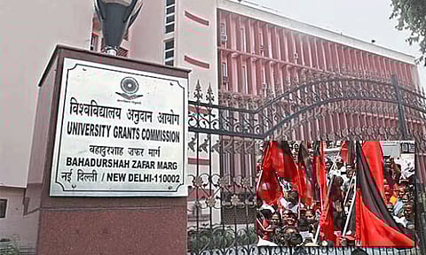 யு.ஜி.சி.யின் புதிய விதி: டெல்லியில் தி.மு.க. மாணவரணி சார்பில் இன்று ஆர்ப்பாட்டம்