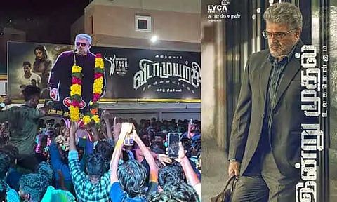 'விடாமுயற்சி' படம் வெளியானது.. உச்சக்கட்ட கொண்டாட்டத்தில் ரசிகர்கள்!