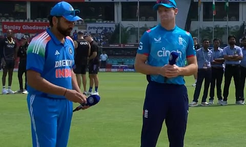 இந்தியாவுக்கு எதிரான ஒருநாள் போட்டி: டாஸ் வென்ற இங்கிலாந்து பேட்டிங் தேர்வு